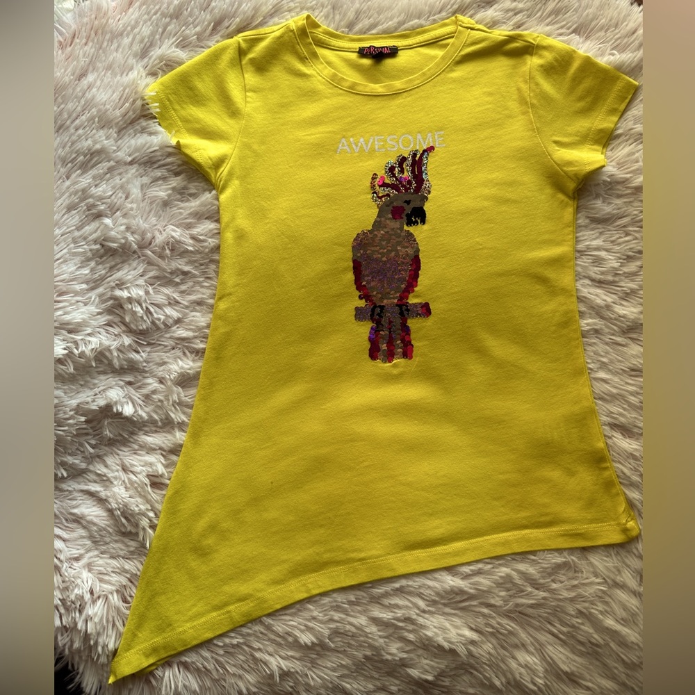 NWOT Sequin T-shirt - size Youth 8